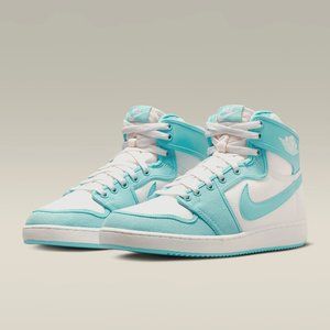 Air Jordan 1 KO Bleached Aqua Blue Size 5.5 Men/7.5 Women